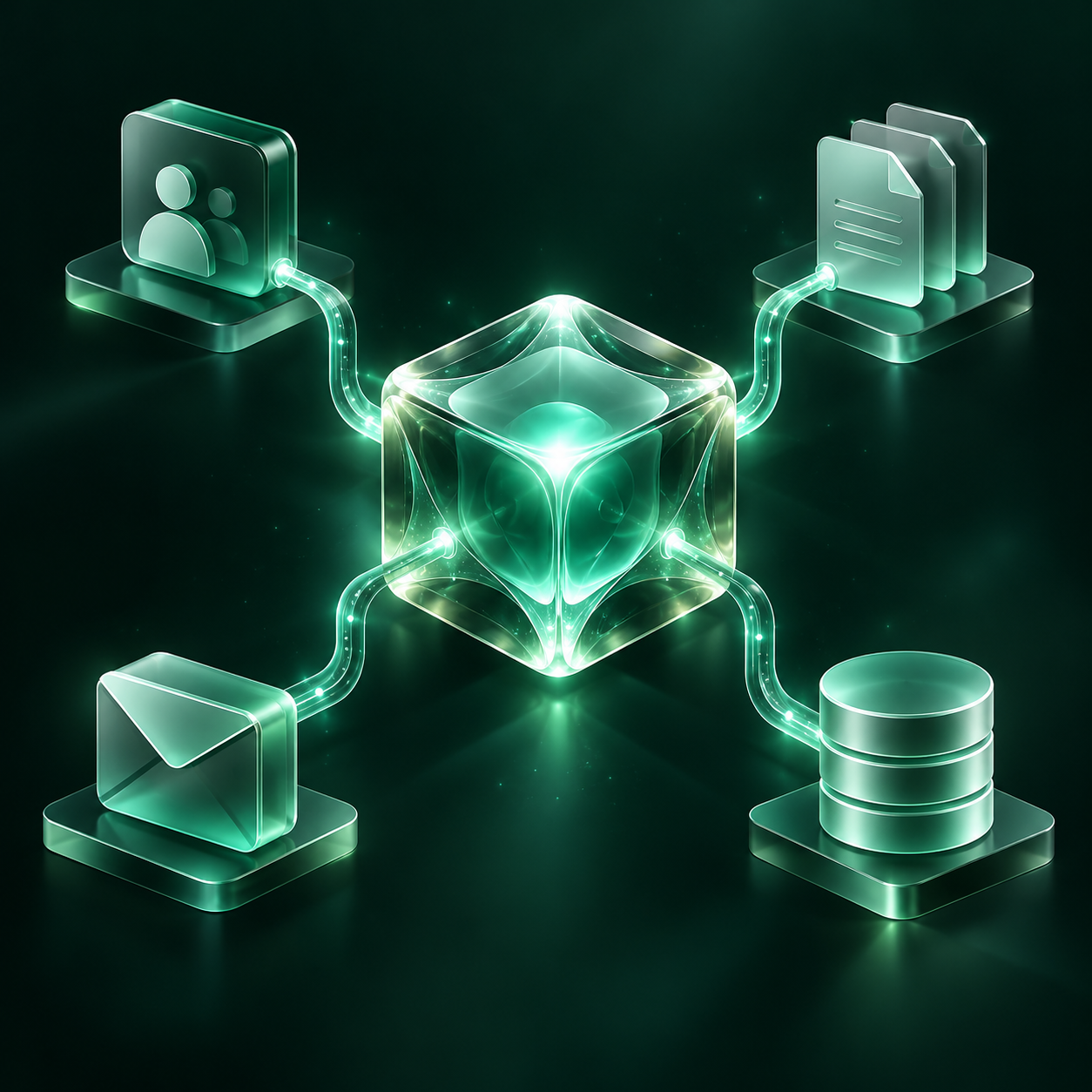 AI connected to business systems