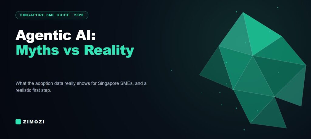 Agentic AI for Singapore SMEs: myths vs reality feature graphic